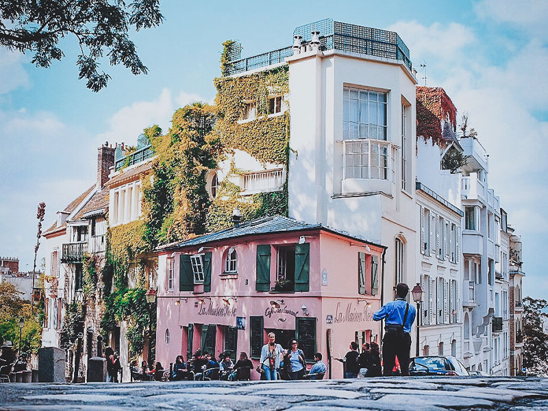 Vista de Montmartre, París