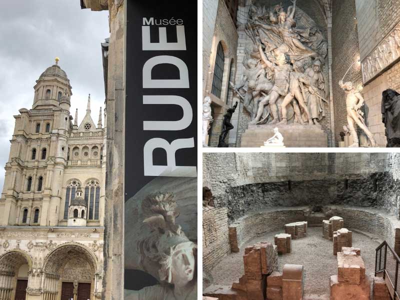 Museo con un molde de una escultura presentada en el Arco del Triunfo de París, Dijon