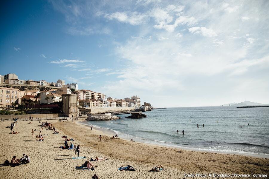 Playa Catalana, Marsella