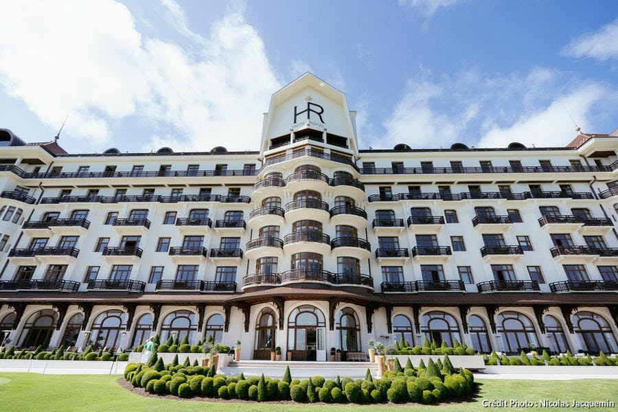 Fachada del Hotel Royal, en Evian-les-Bains
