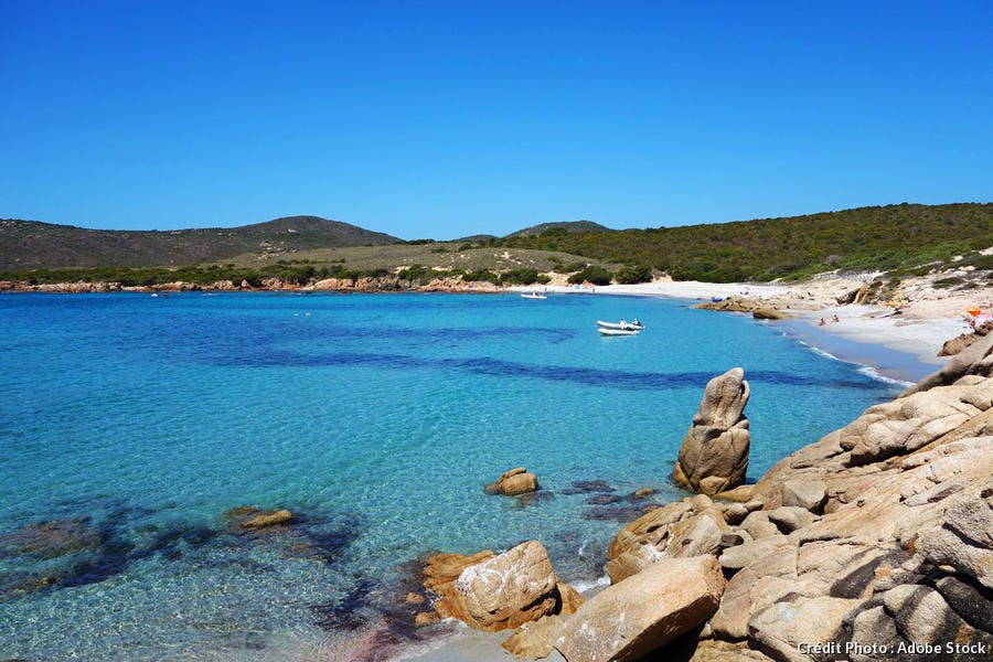 Playa Argenta en Corse-du-Sud