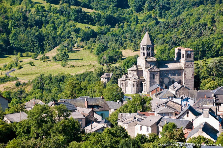 El pueblo de Saint-Nectaire, en Auvernia