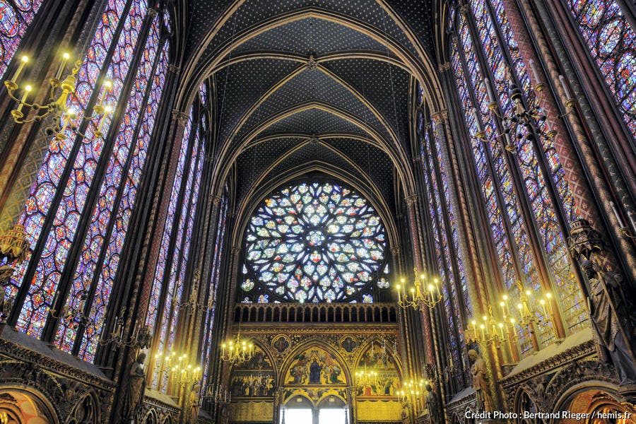 Las vidrieras de la Sainte-Chapelle, en París