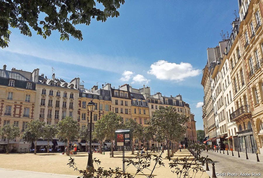 Plaza Dauphine, en París 