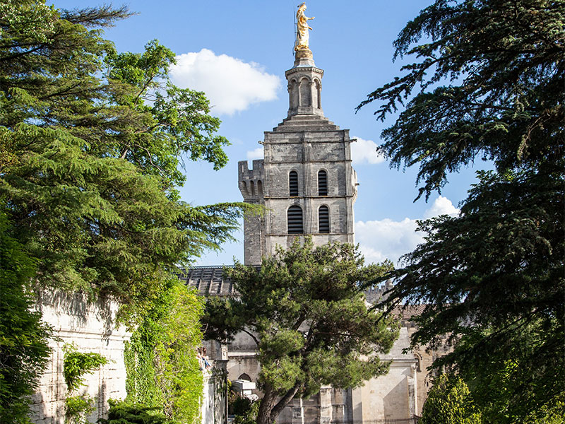 Catedral de Notre Dame, catalogada por la UNESCO, Aviñón