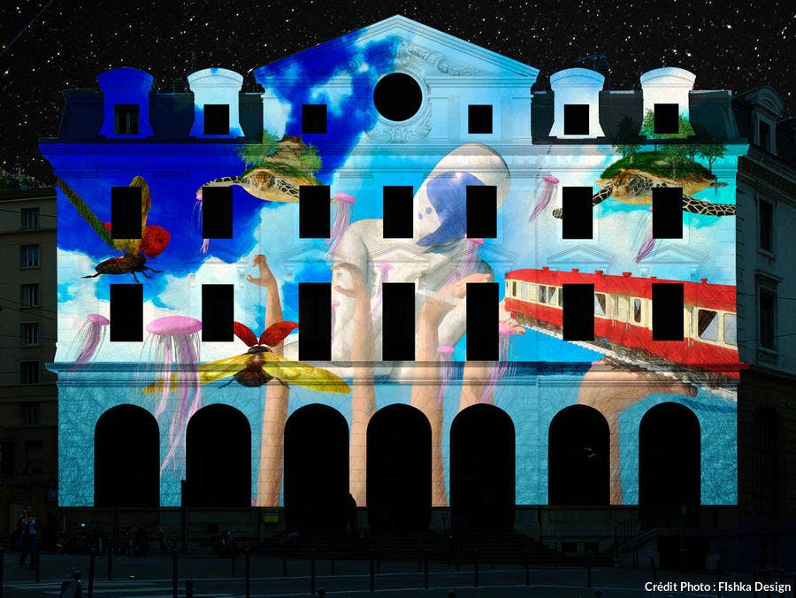 Festival de las Luces de Lyon, simulación para la edición 2019