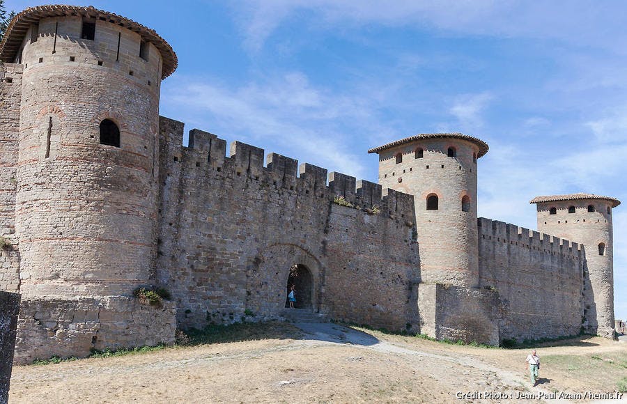 Carcasona, torres galorromanas del siglo IV (Aude) 