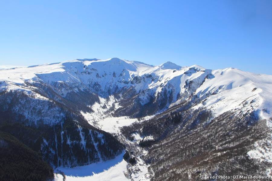 el valle nevado de Chaudefour