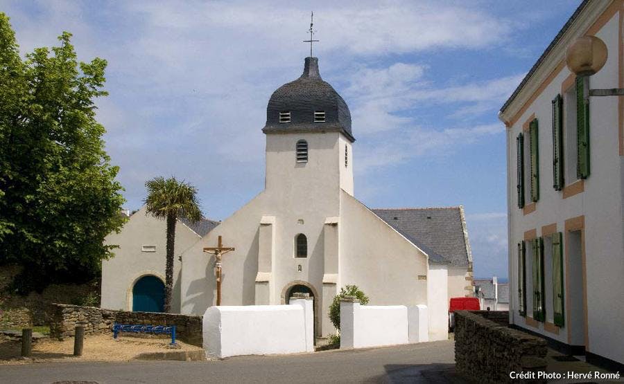 La iglesia de Locmaria, en Belle-Île-en-Mer 