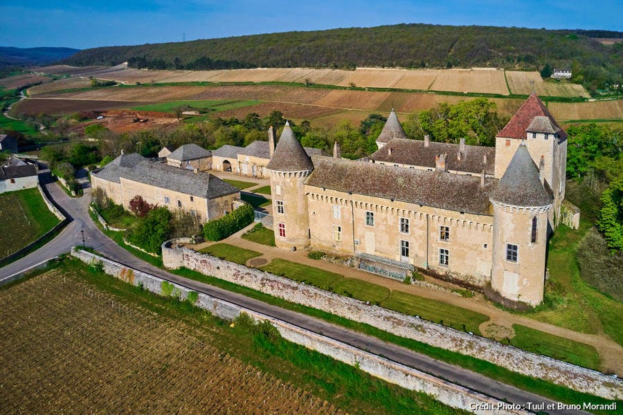 El castillo de Rully, en Saona y Loira 
