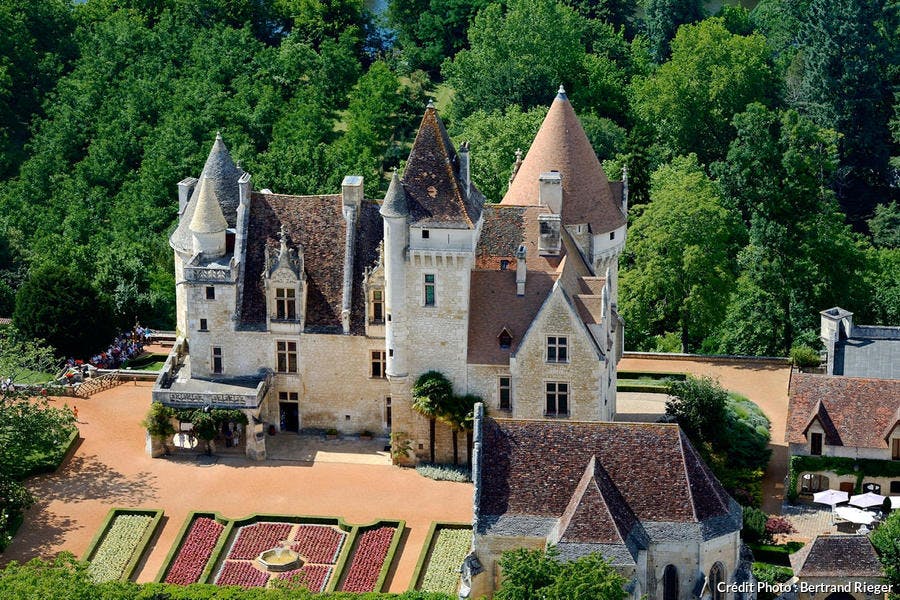 El castillo de las Milandes, en Périgord
