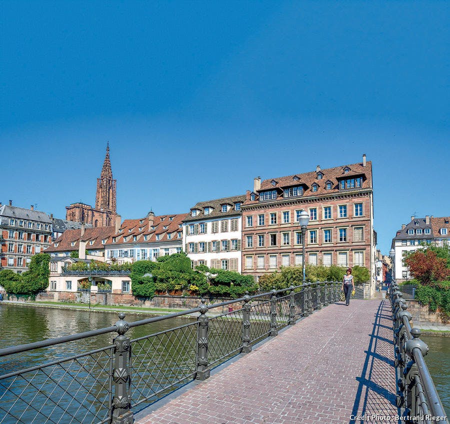 La pasarela de Abreuvoir en Estrasburgo 