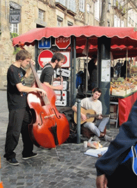 Rennes-Músicos callejeros