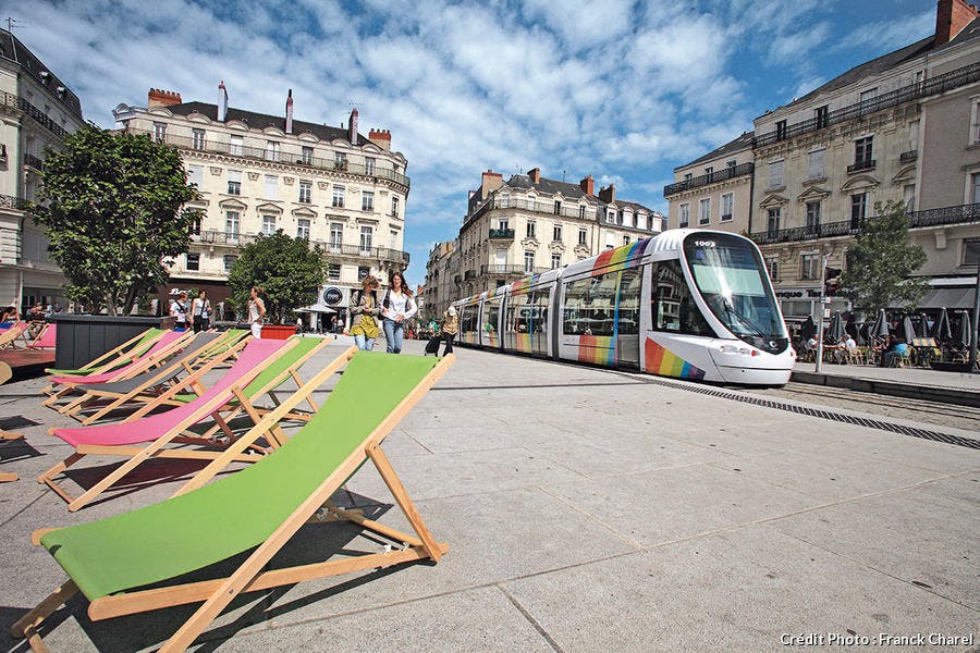 Tranvía en Angers