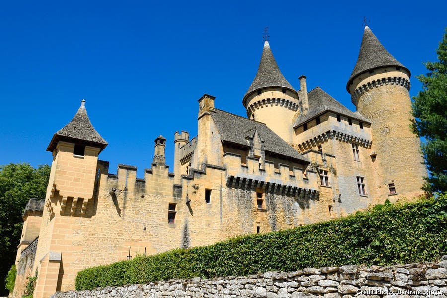 El castillo de Puymartin, en Périgord 