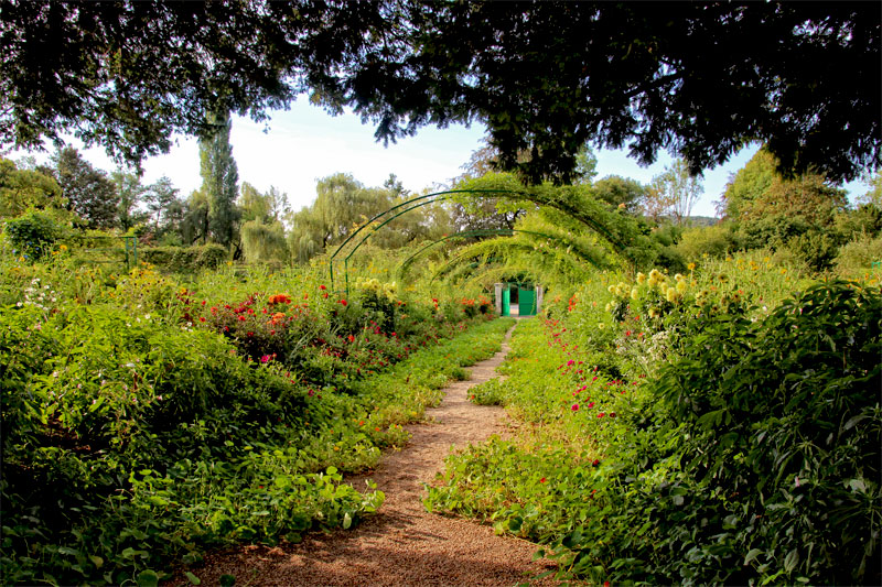 Jardín de Claude Monet Giverny Normandía