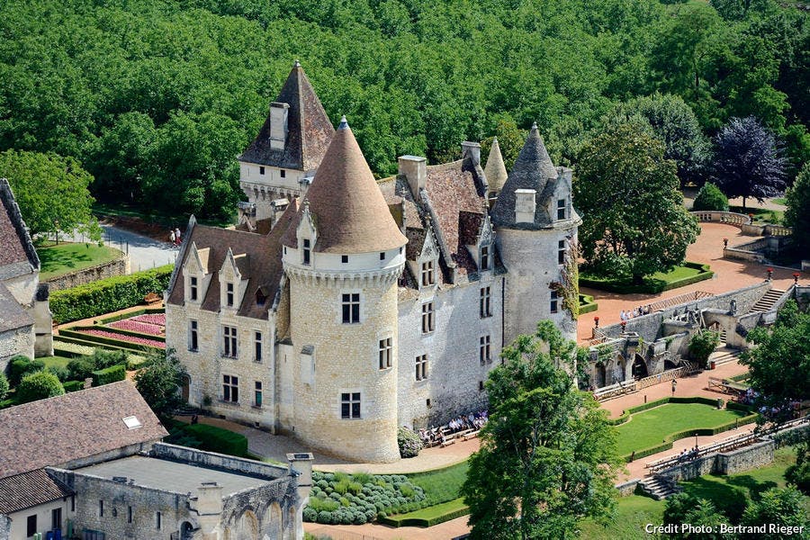 El castillo de las Milandes, en Périgord 