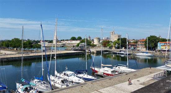 Puerto de La Rochelle Francia