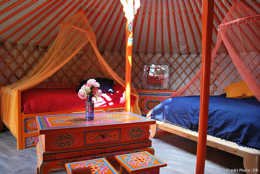 interior de yurta