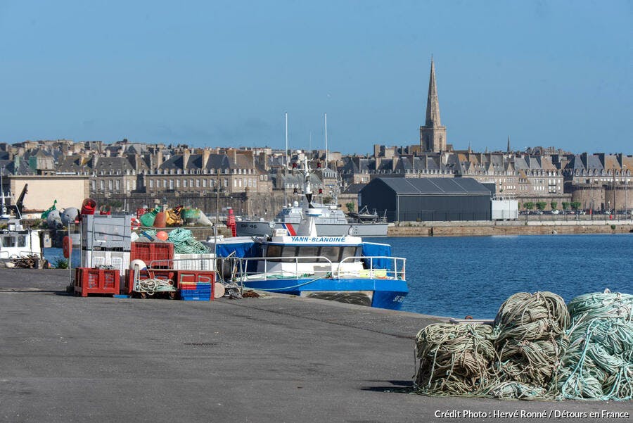 El puerto pesquero de Saint-Malo