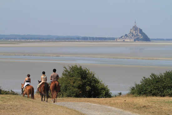 Vacaciones a caballo en Normandía