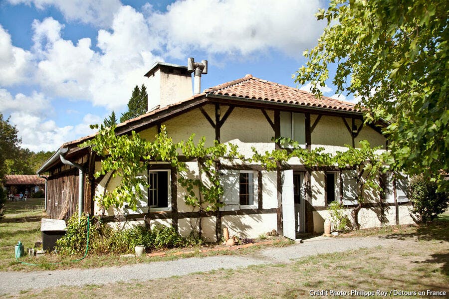 El ecomuseo de la aldea de Bouricos en Pontenx-les-Forges en las Landas