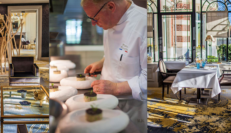 El chef Marc Meurin pone el broche de oro a los platos de su restaurante Le Meurin