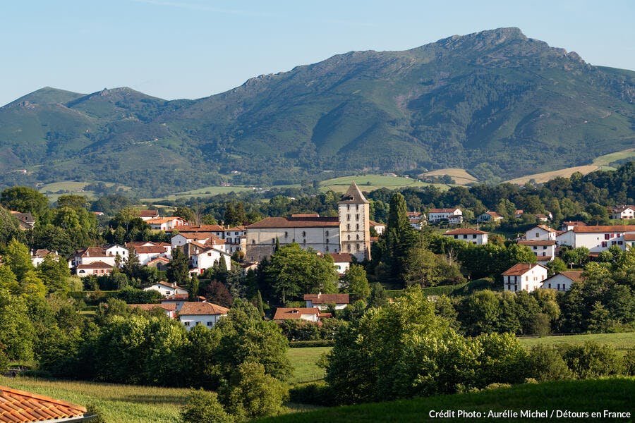 El pueblo de Sare en el País Vasco