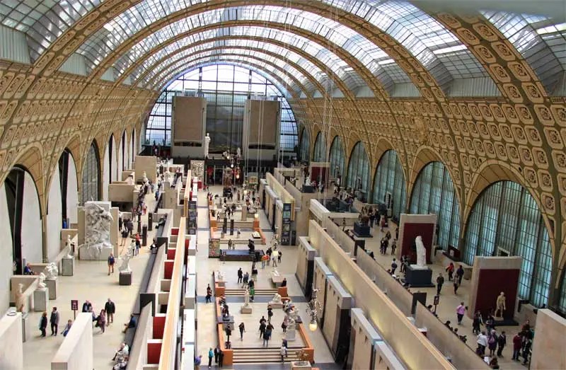 Vista de la planta baja del Museo de Orsay, París