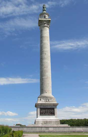 La columna de Napoleón en Boulogne-sur-Mer 