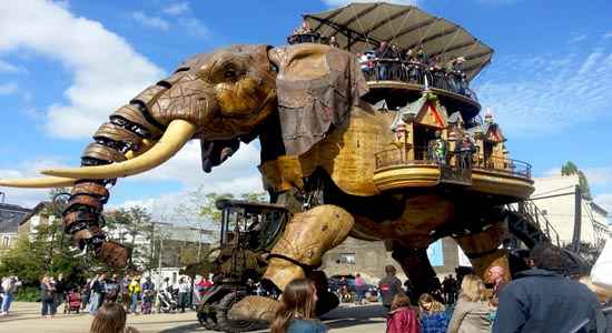 mechanical elephant at nantes