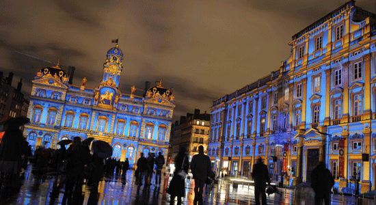 Impresionante espectáculo de luces de 4 días en Lyon Francia