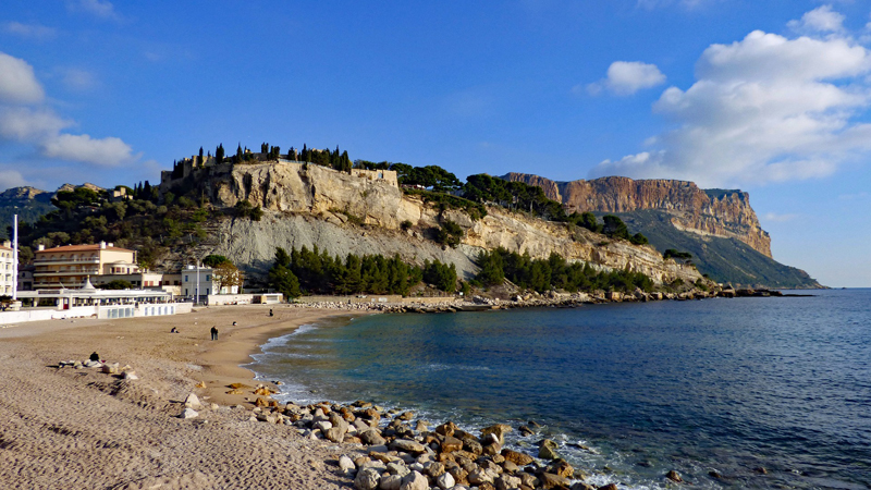 The tall cliffs of Cap Canaille, Cassis in Provence